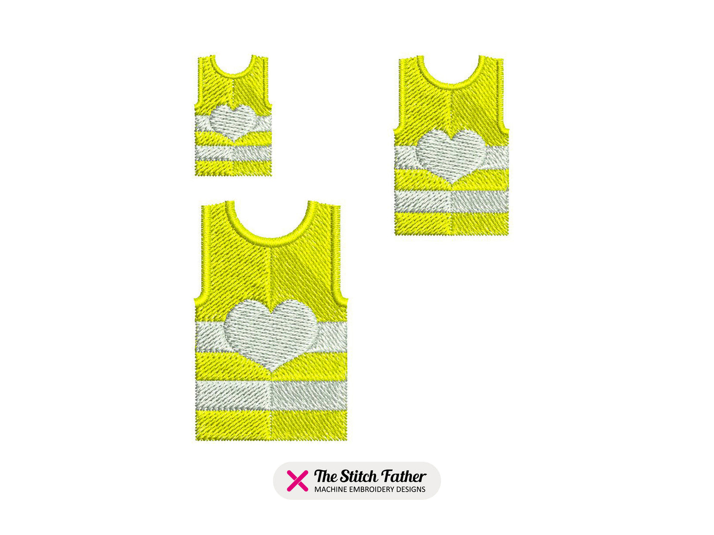 Mini Safety Vest with Heart