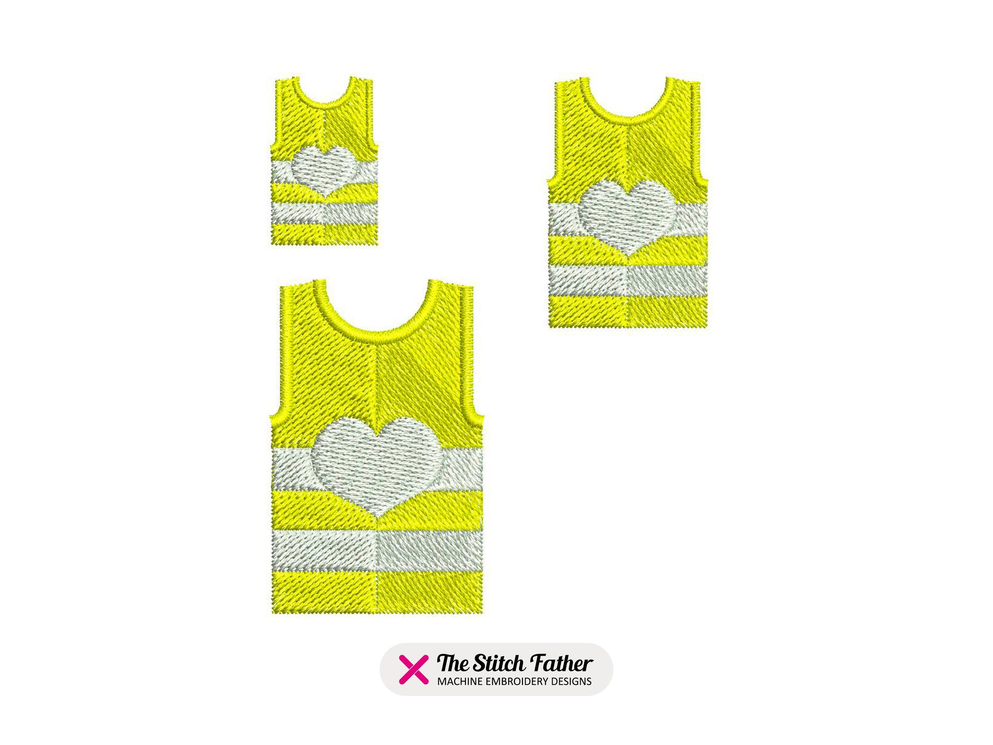 Mini Safety Vest with Heart