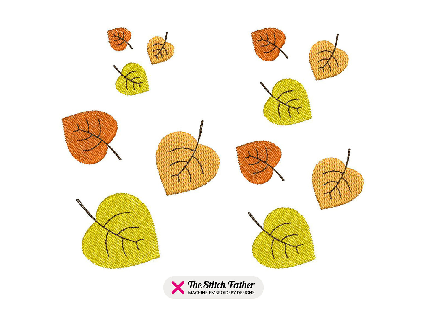 Rounded Leaves Autumn Color