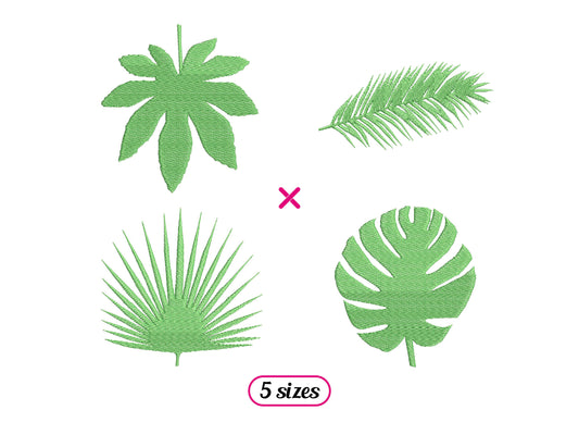 Tropical Leaves Set