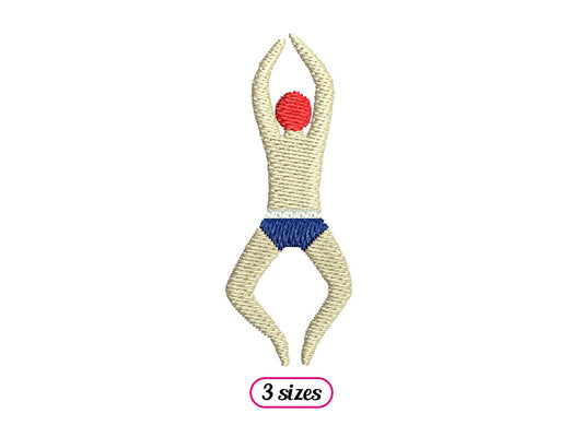 Male Swimmer Top View