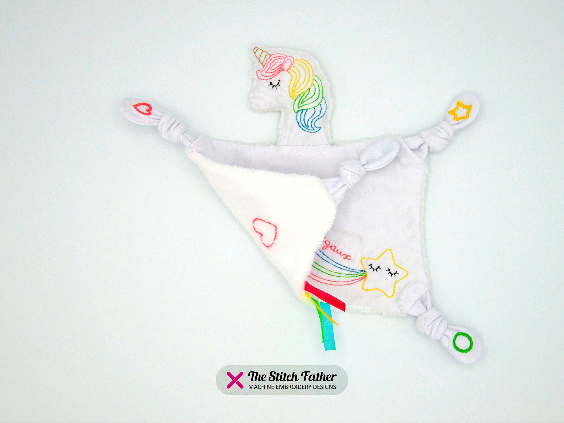 Unicorn Flat Cuddly Toy