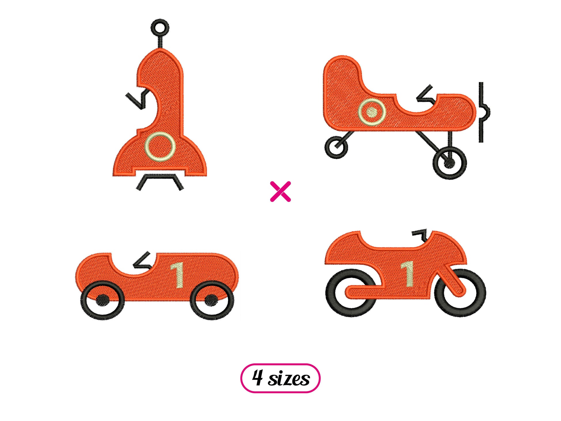 Vehicles Toys Set