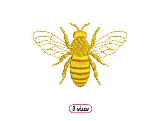 Mini Bee Monochrome