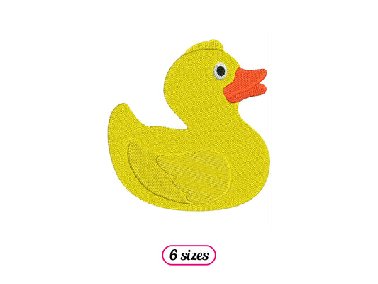 Rubber Duck Machine Embroidery design - 6 sizes - INSTANT DOWNLOAD