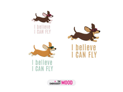 Dachshund Can Fly