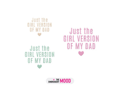 Girl Version of My Dad Quote