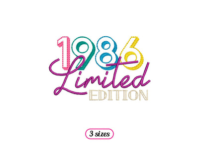 1986 Year Logo
