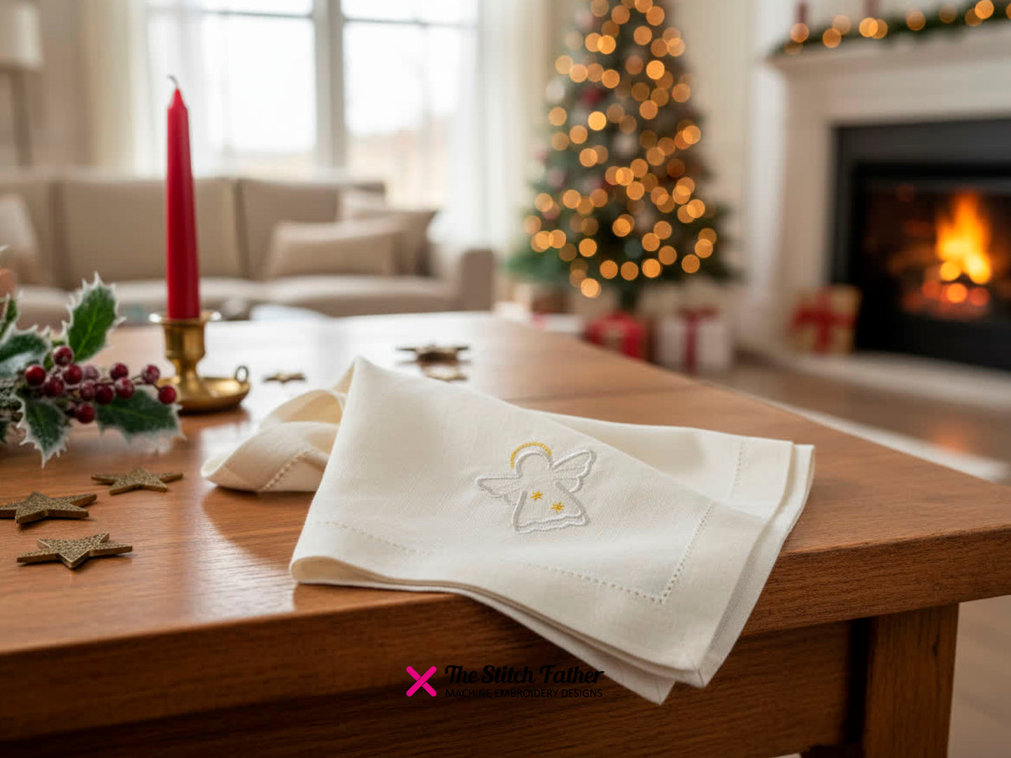 Angel with Linear Style