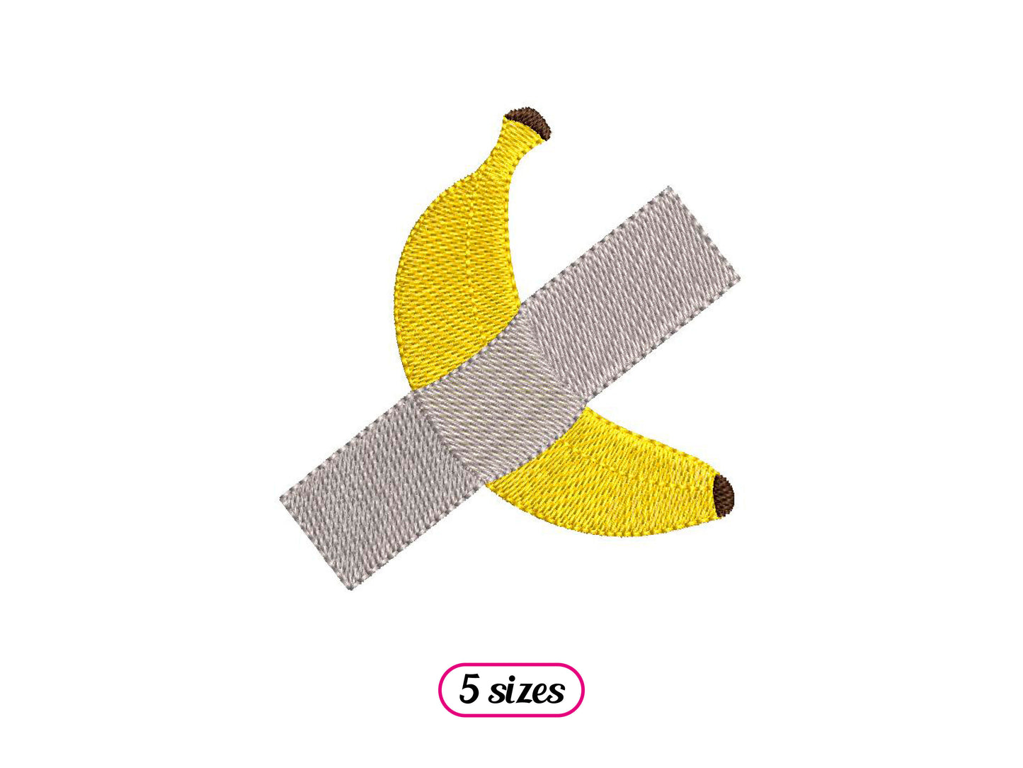 Mit Klebeband umwickelte Banane