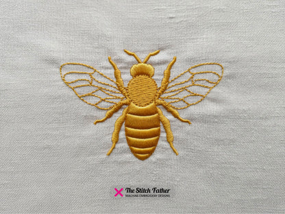 Mini Bee Monochrome
