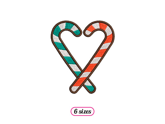 Candy Canes Heart