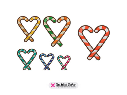 Candy Canes Heart