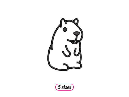 Capybara Outline