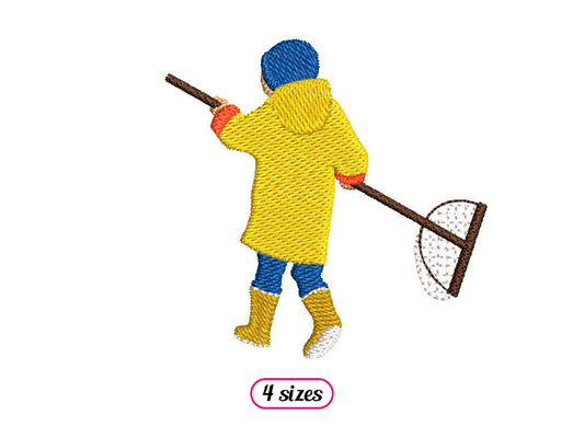 Kid Foot Fishing