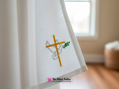 Christian Cross with Dove