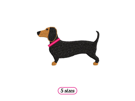 Dachshund Side View