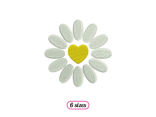 Daisy with Heart