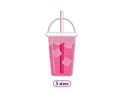 Drink Cup with Ice Cubes