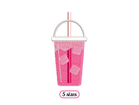 Drink Cup with Ice Cubes