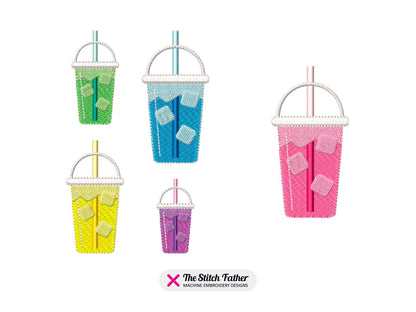 Drink Cup with Ice Cubes
