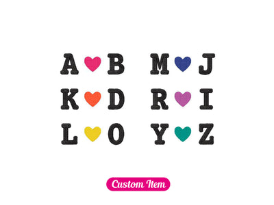 Initials with Heart Custom