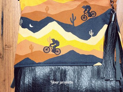 Mountainbike-Silhouette