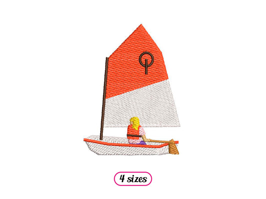 Optimist Boat Girl