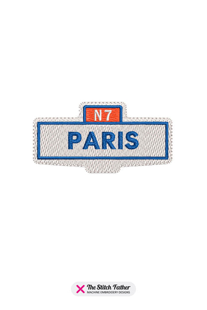 Paris City Sign