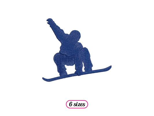 Snowboard Grab Silhouette