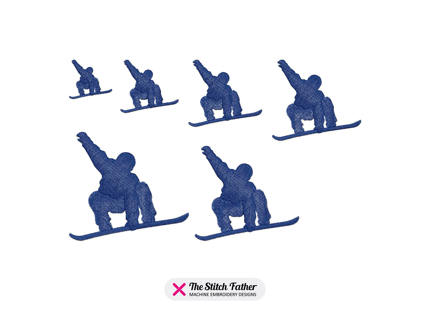 Snowboard Grab Silhouette