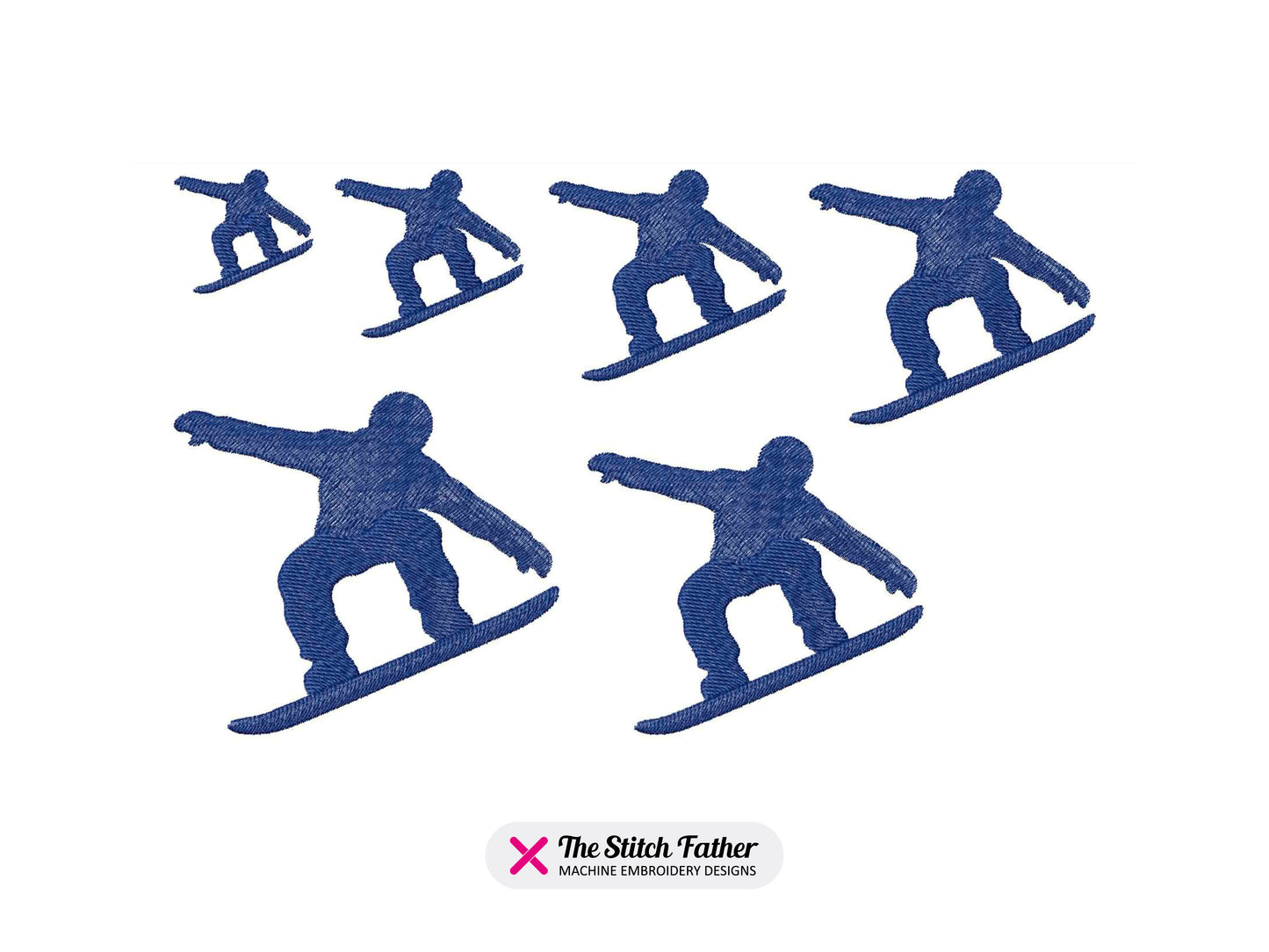 Snowboard Jump Silhouette