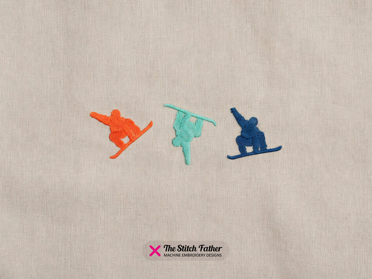 Snowboarding Horizontal Logo