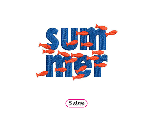 Summer Logo School of Fish