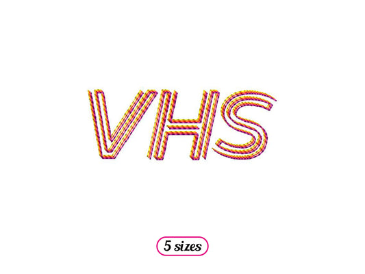 VHS-Logo im linearen Stil