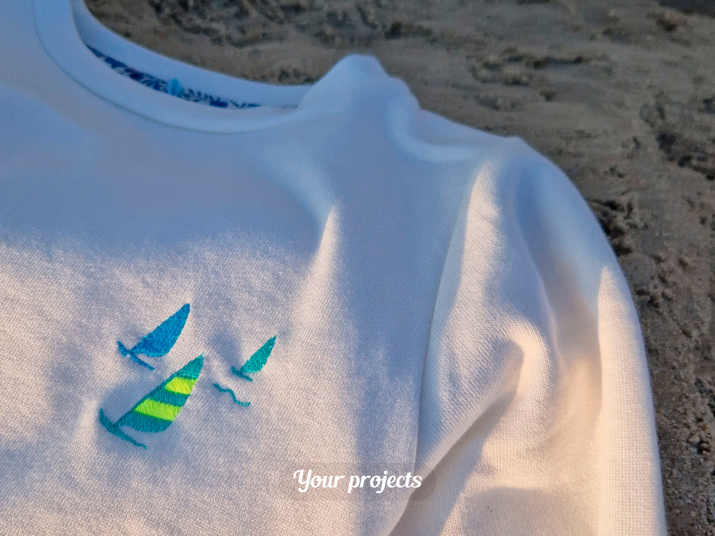 Gruppe von Windsurfern