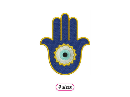 Hand of Fatima Machine Embroidery design - 4 sizes - INSTANT DOWNLOAD