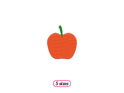 Mini Apple Fruit Machine Embroidery design - 5 sizes - INSTANT DOWNLOAD