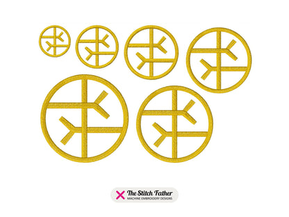 Empathy Symbol Machine Embroidery design - 6 sizes - INSTANT DOWNLOAD