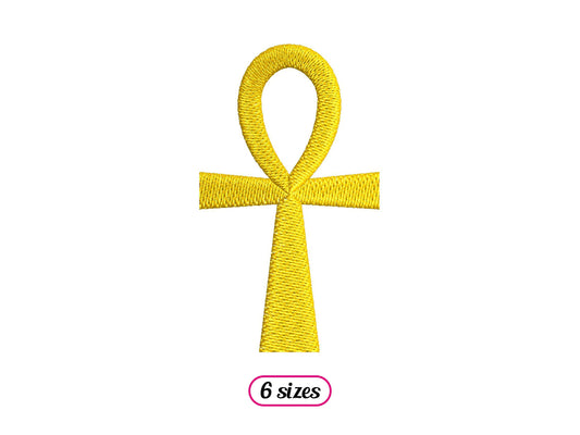 Egyptian Ankh Machine Embroidery design - 6 sizes - INSTANT DOWNLOAD