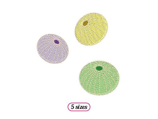 Sea Urchins Machine Embroidery design - 5 sizes - INSTANT DOWNLOAD