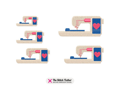 Embroidery Machine Machine Embroidery design - 5 sizes - INSTANT DOWNLOAD