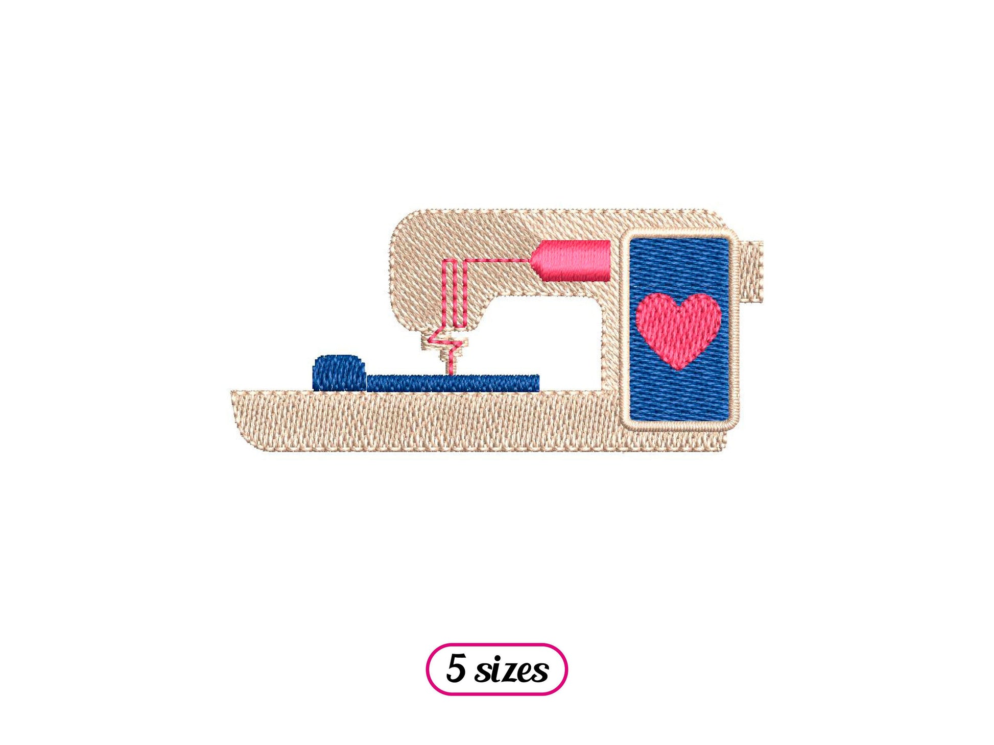 Embroidery Machine Machine Embroidery design - 5 sizes - INSTANT DOWNLOAD