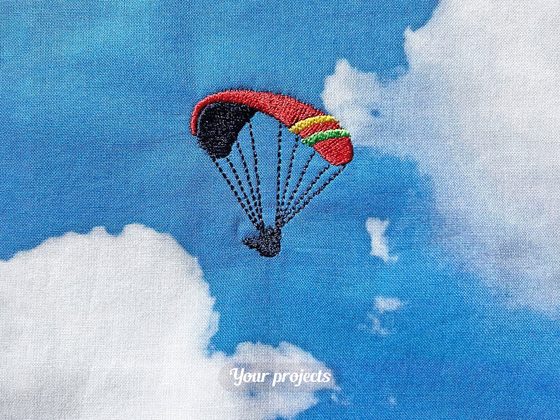 Paraglider over Mountains