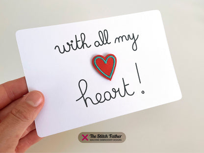 Heart Pin Card Tutorial