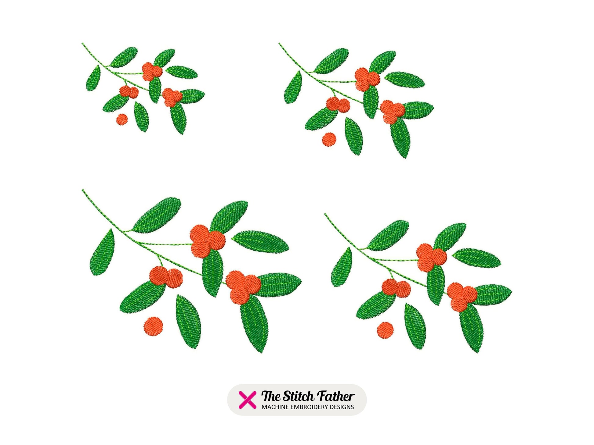Christmas Mistletoe Branch