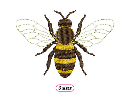 Mini Realistic Bee Wings Open