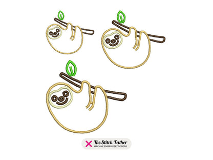 Mini Sloth Outline