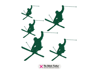 Skier Silhouette