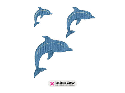 Mini Dolphin Silhouette